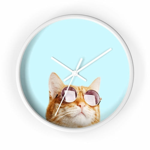 Cat is Alway's Right Wall clock