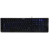 A4tech KD-600L Black USB Blue L.E.D. Illuminated Keyboard