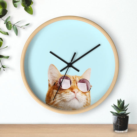 Cat is Alway's Right Wall clock