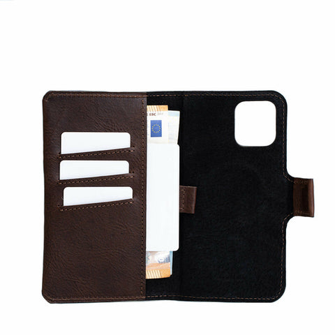 Leather iPhone folio wallet with Magsafe - The Minimalist 2.0