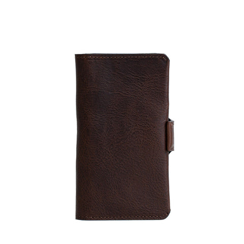 Leather iPhone folio wallet with Magsafe - The Minimalist 2.0