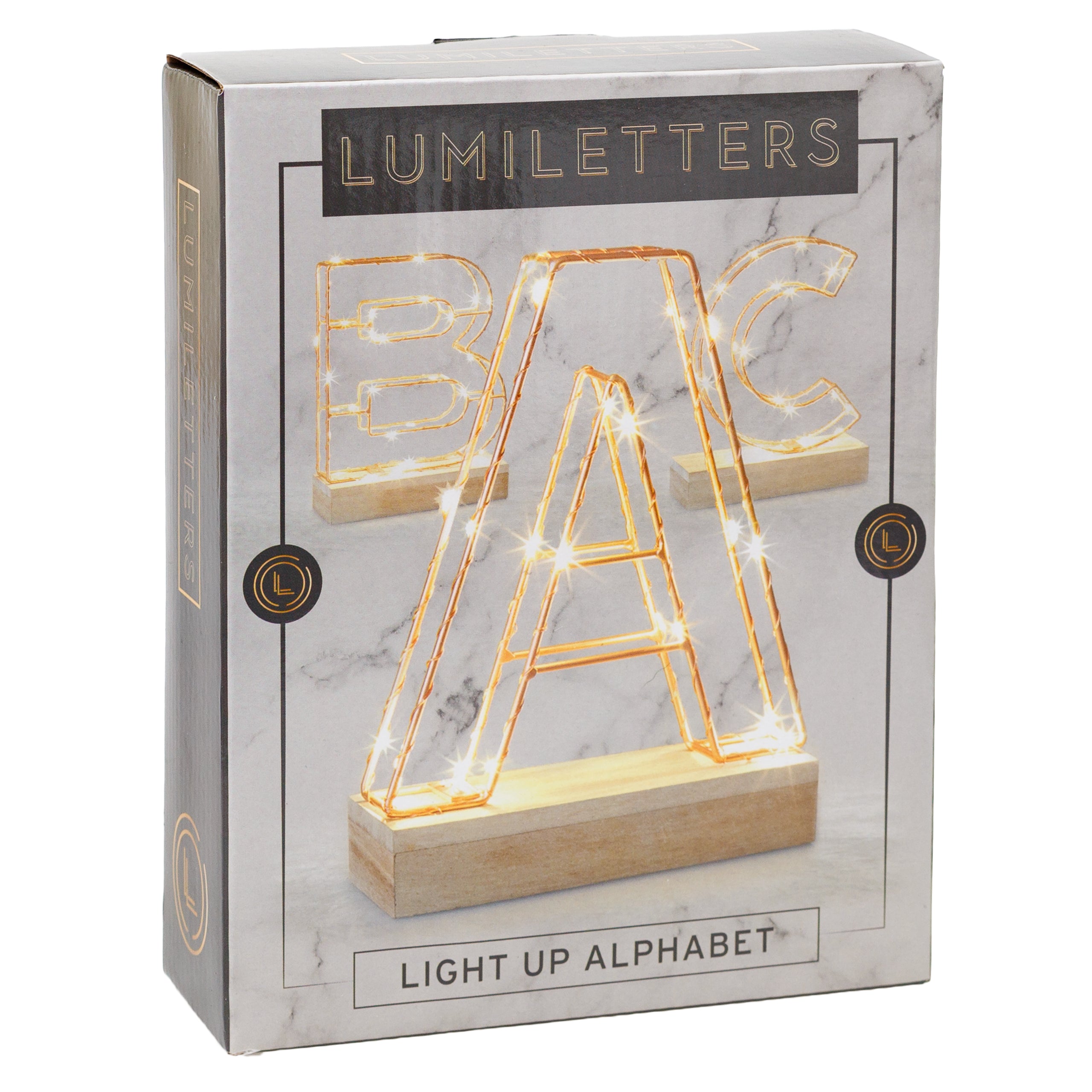 Light Up Letter P  Wire Frame Copper Rose Gold Alphabet Light