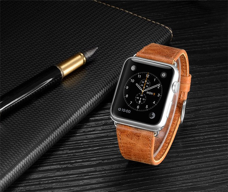 Genuine Leather Apple Watch Strap