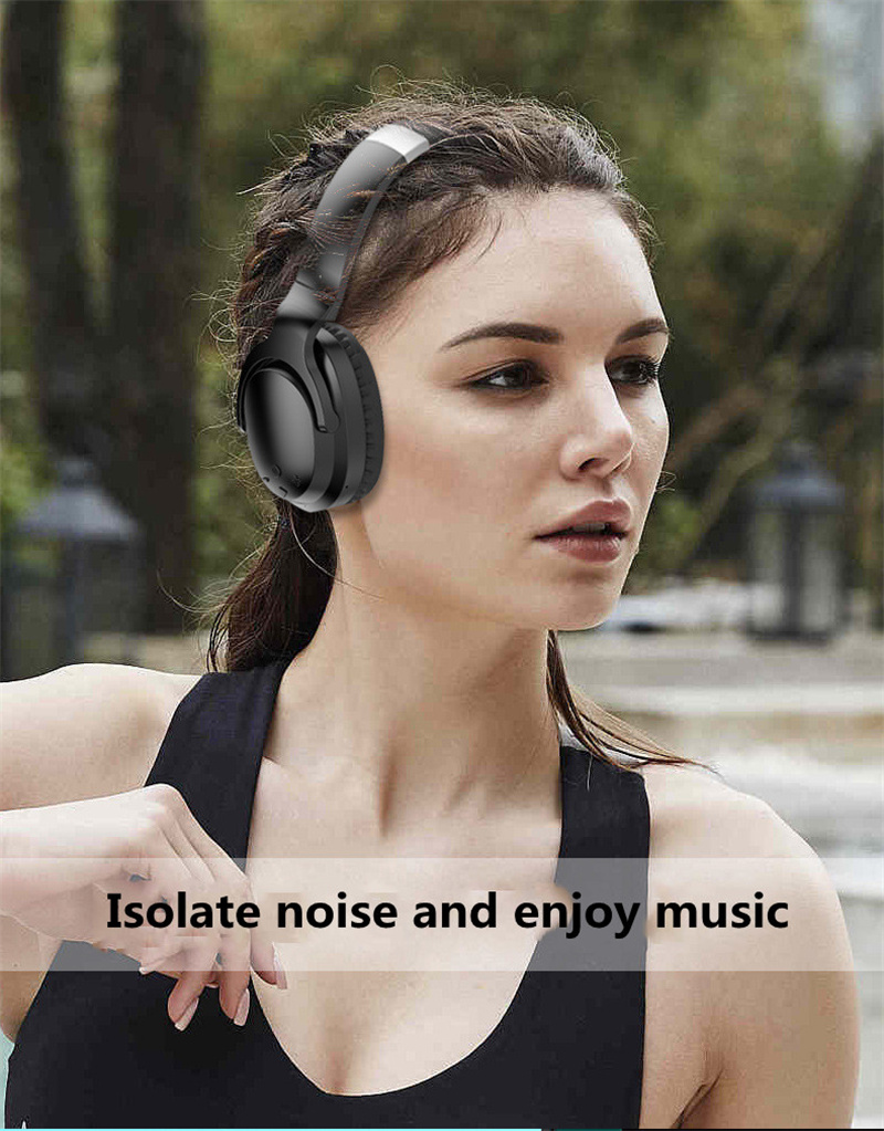 Cuffie Bluetooth 5.0 con riduzione attiva del rumore ANC con microfono