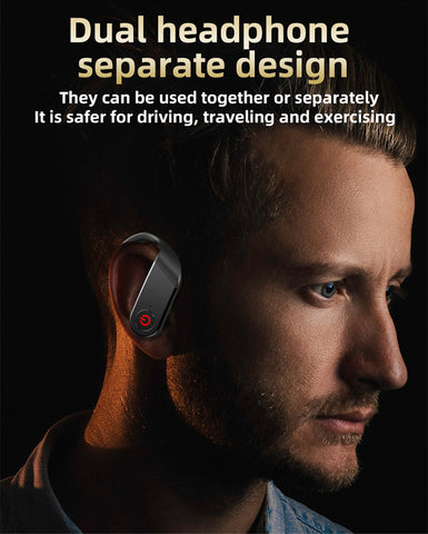 Led Display Wireless Headphones TWS Stereo Earbuds