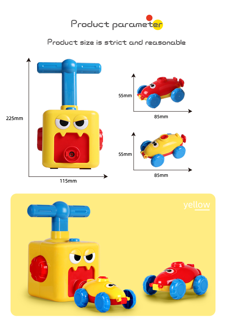 Air Power Balloon Car Toy for Children Gifts