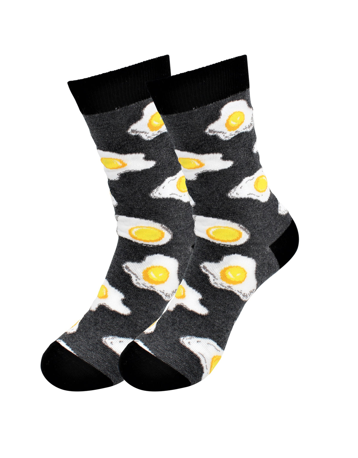 Cozy Designer Trending  Food Socks - Eggs - for Men and Women