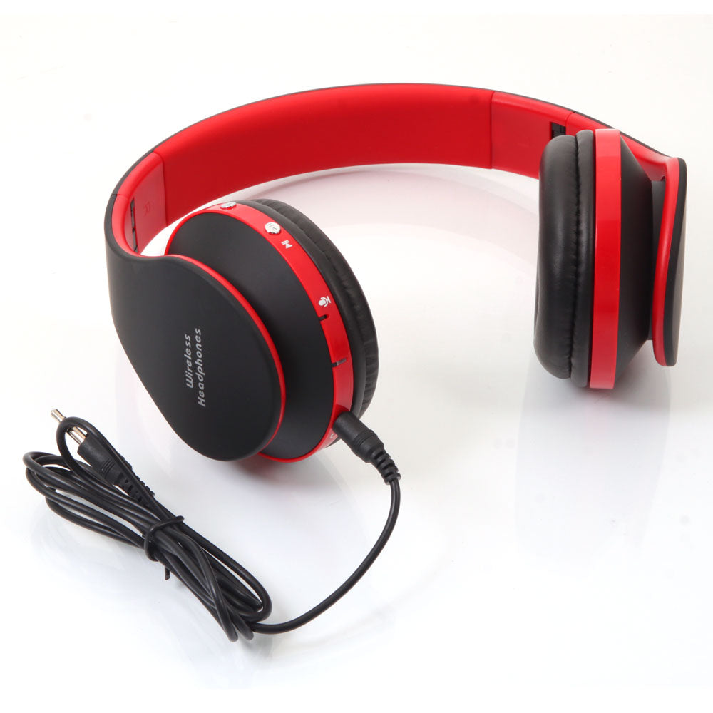 Cuffie sportive stereo wireless Bluetooth con microfono