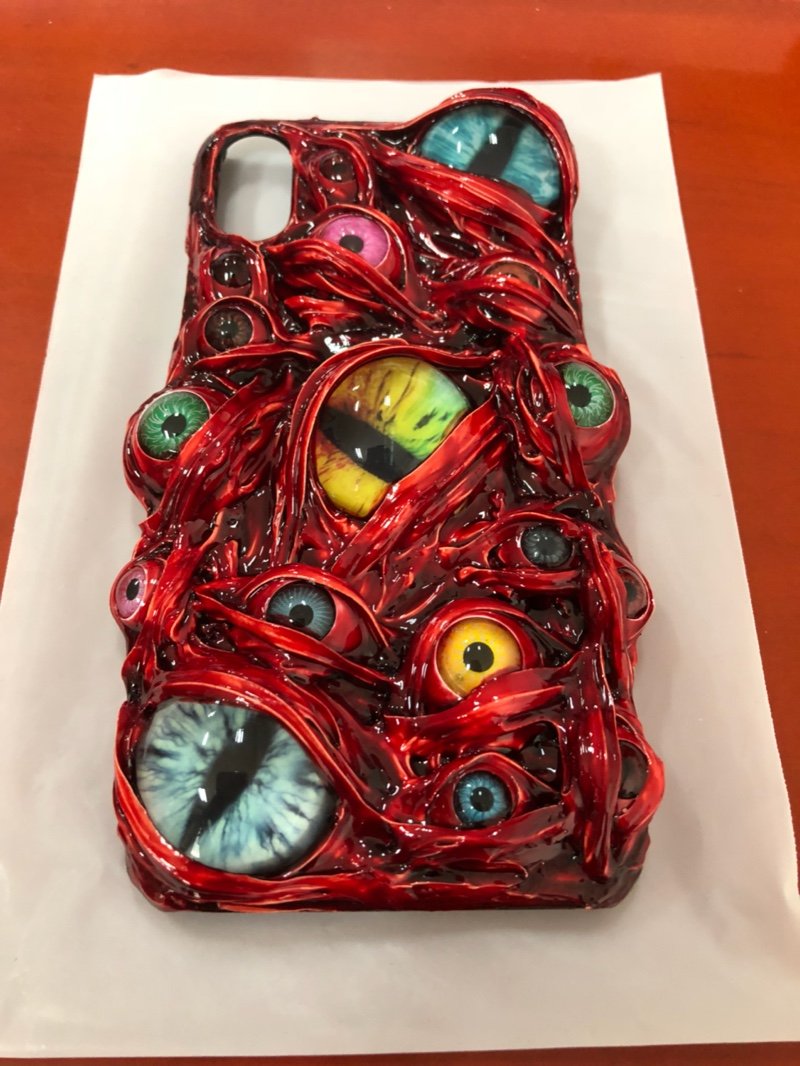 Monster's Eyes iPhone Case