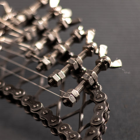 "The Original" Metal Electric Guitar Sculpture Heavy Metal Wall Art