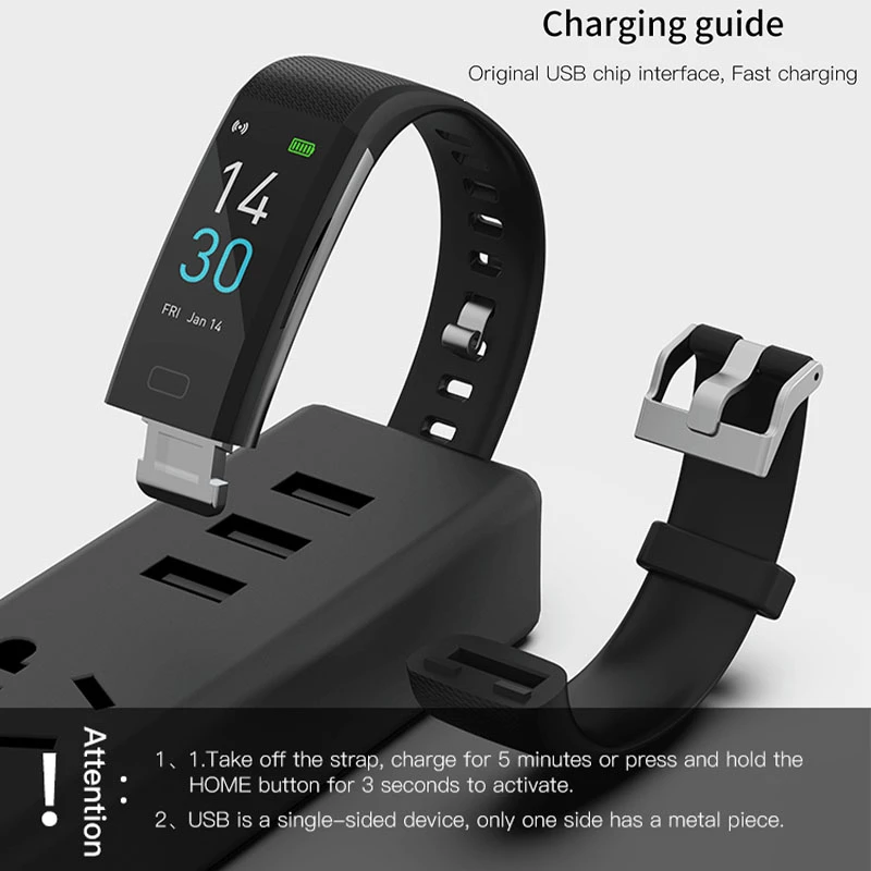 Waterproof Sport Smart Bracelet Health Monitor Smartwatch