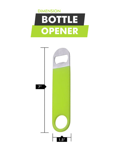 GLOW IN THE DARK Heavy Duty Flat Bottle Opener