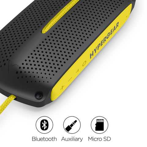 HyperGear Wave Water Resistant Wireless Speaker with Extended Battery