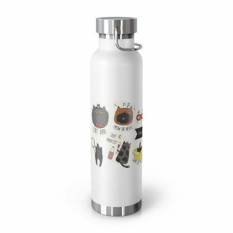 Everyday is Cat Day Insulated Thermos Bottle 22oz