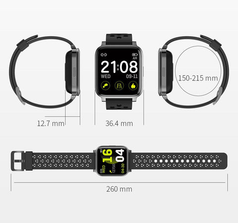 Smart Full Touch Screen Heart Rate Monitoring Sports Watch