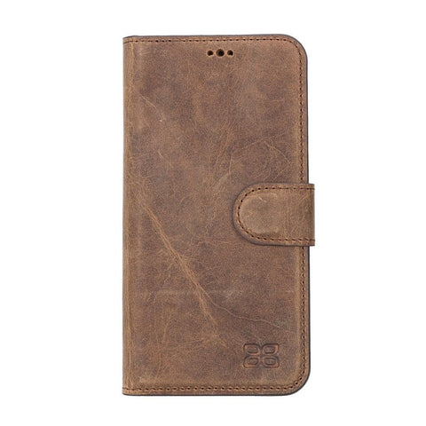 Full Leather Coating Detachable Wallet Case for Apple iPhone 13 Series