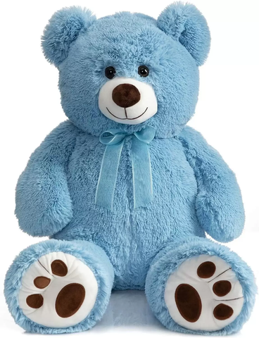 5 Feet Teddy bear stuffed animal soft toy gift Blue