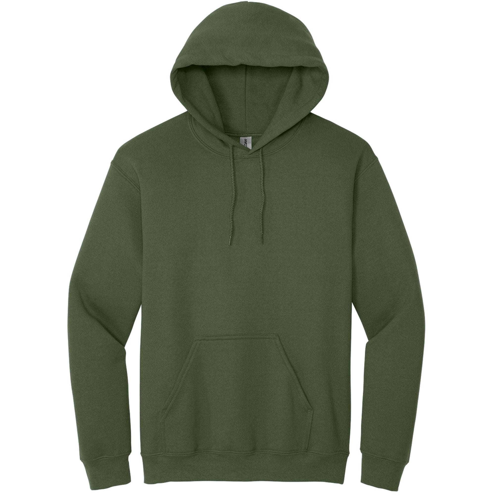 Hooded Long Sleeve Sweatshirt - Military Green