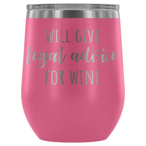 Lawyer Tumbler Will Give Legal Advice For Wine