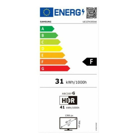 Smart TV Samsung UE32T4305 32" HD LED WiFi Black