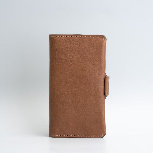 Leather iPhone folio wallet with Magsafe - The Minimalist 2.0