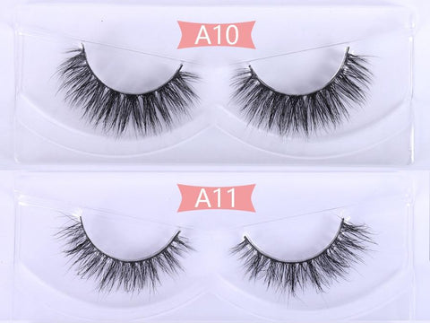 30 Pairs Wholesale No Box Mink Lashes Bulk Natural Hand Made Cruelty