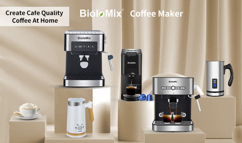 20 Bar Italian Type Espresso Coffee Maker Machine with Milk Frother