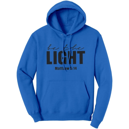 Graphic Hoodie Sweatshirt, be the Light Matthew 5:14 Hooded Shirt